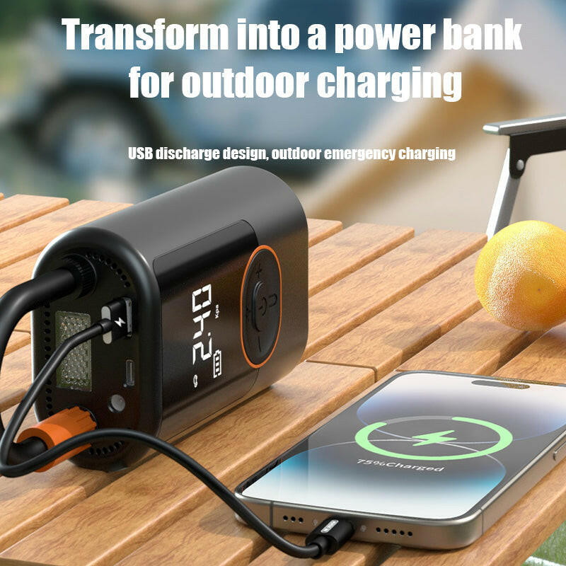 [GOLD] AirCore S1 – Smart Portable Tire Inflator | Wireless + Wired + Power Bank