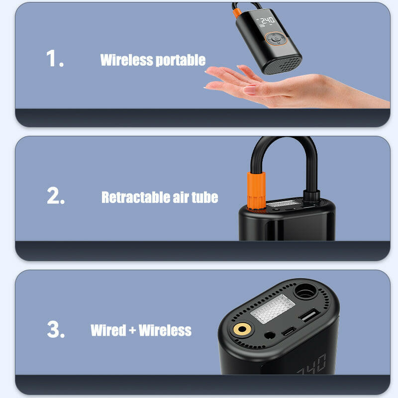 [GOLD] AirCore S1 – Smart Portable Tire Inflator | Wireless + Wired + Power Bank