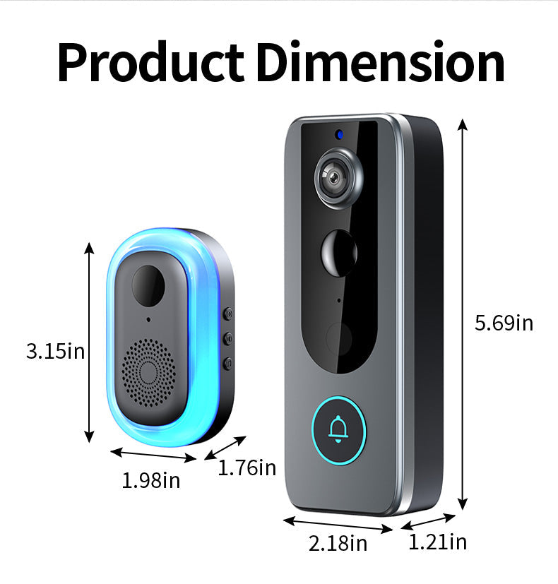 [GOLD] GuardianBell Pro – Smart WiFi Doorbell & Security Cam in One