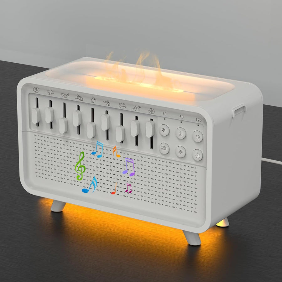 [GOLD] DreamMix Pro – White Noise Sound Machine with Scented Mist & Night Light