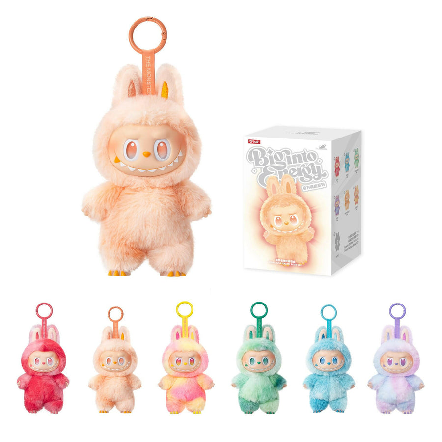 POP MART The Monsters Big into Energy Series-Vinyl Plush Doll Labubu v3 Keychain Blind Box