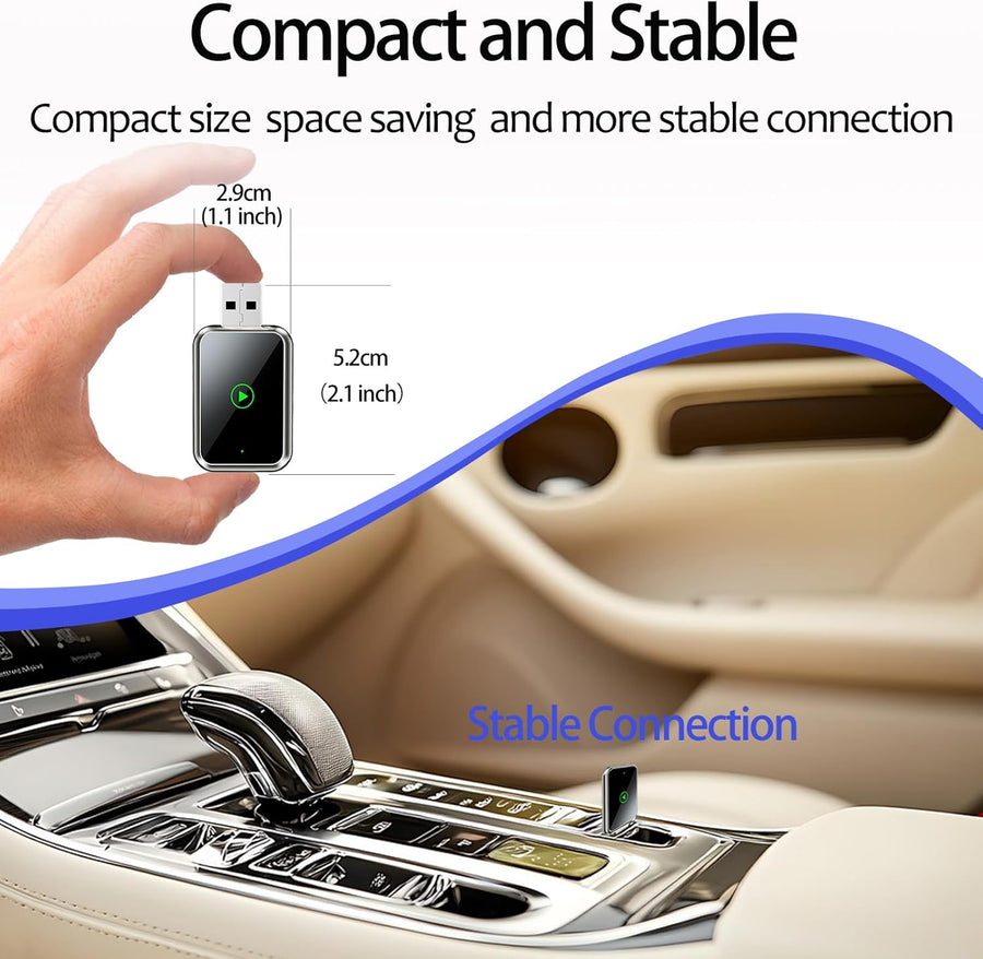 [GOLD] WireFree CarPlay Adapter – Wireless Freedom for CarPlay & Android Auto