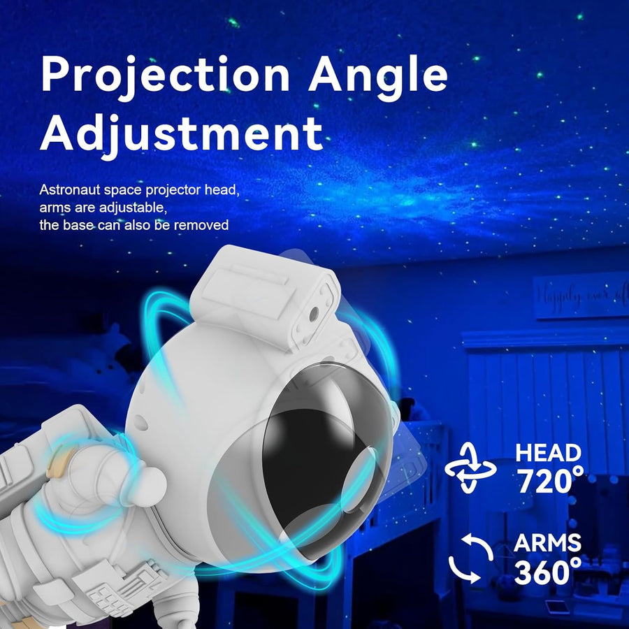 [GOLD] CosmoGlow Astronaut Galaxy Projector