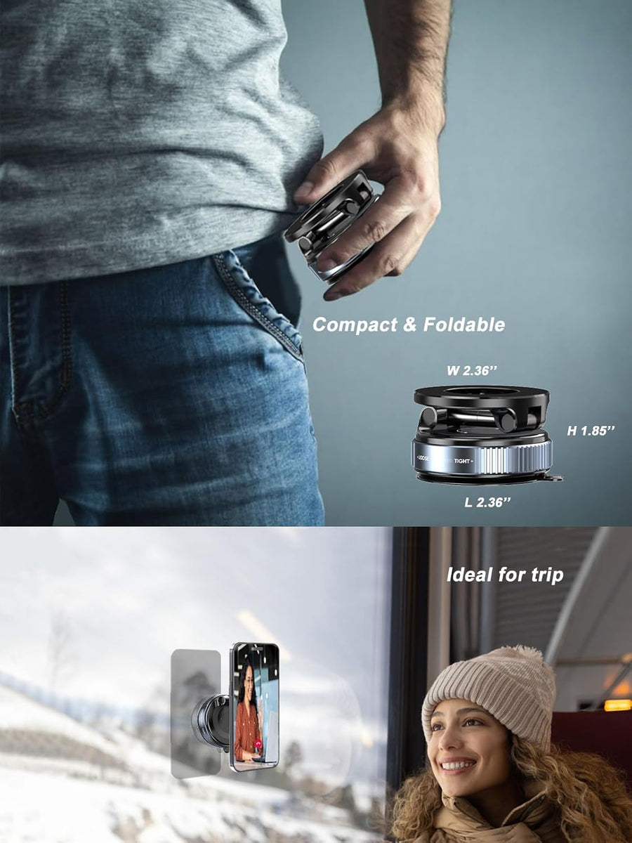[GOLD] Snanlen 360° Magnetic Suction Phone Mount - The Ultimate Hands-Free Holder