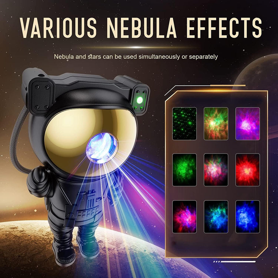 [GOLD] CosmoGlow Astronaut Galaxy Projector