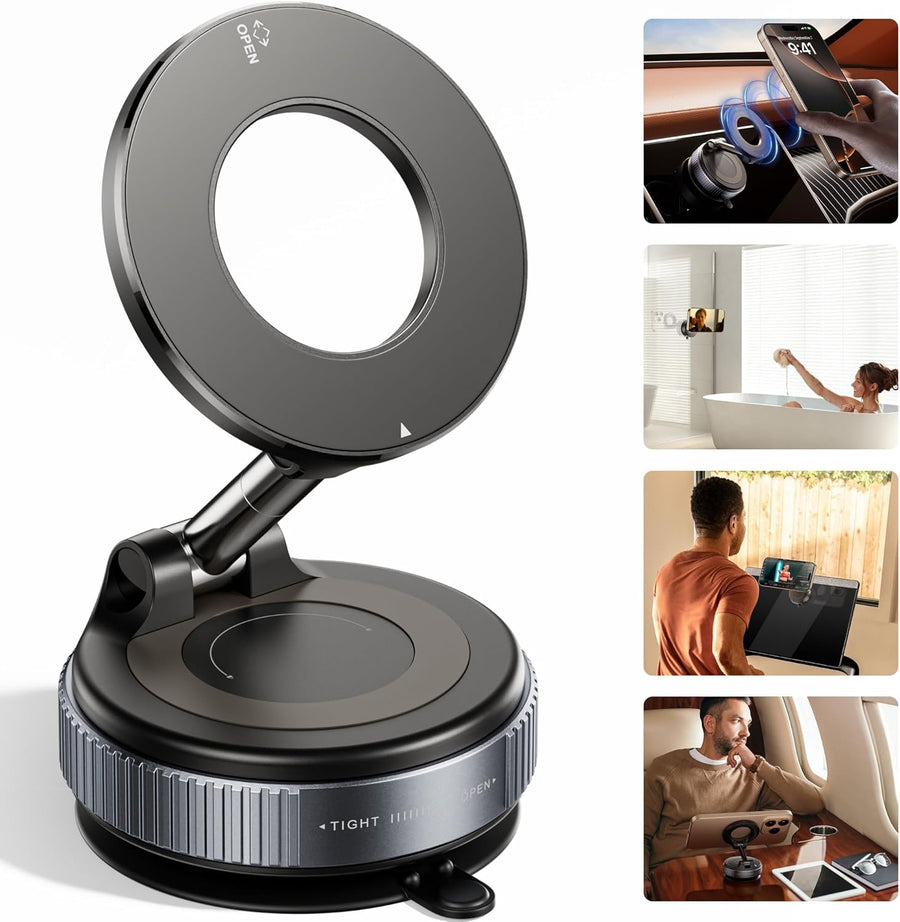 [GOLD] Snanlen 360° Magnetic Suction Phone Mount - The Ultimate Hands-Free Holder