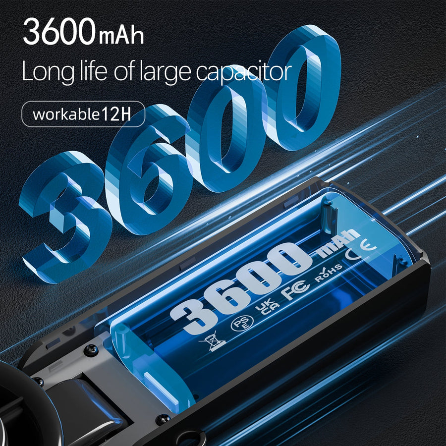 [GOLD] IceRush Turbo – Handheld Fan with Instant Cooling Plate & LED Light
