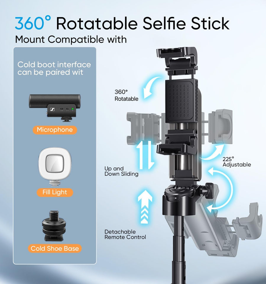 [GOLD] SnapPro 3-in-1 Creator Stick – Tripod, Selfie, Grip