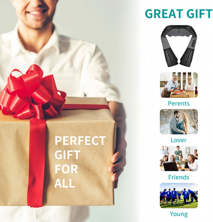 [GOLD] Heated Neck, Shoulder, and Back Massager
