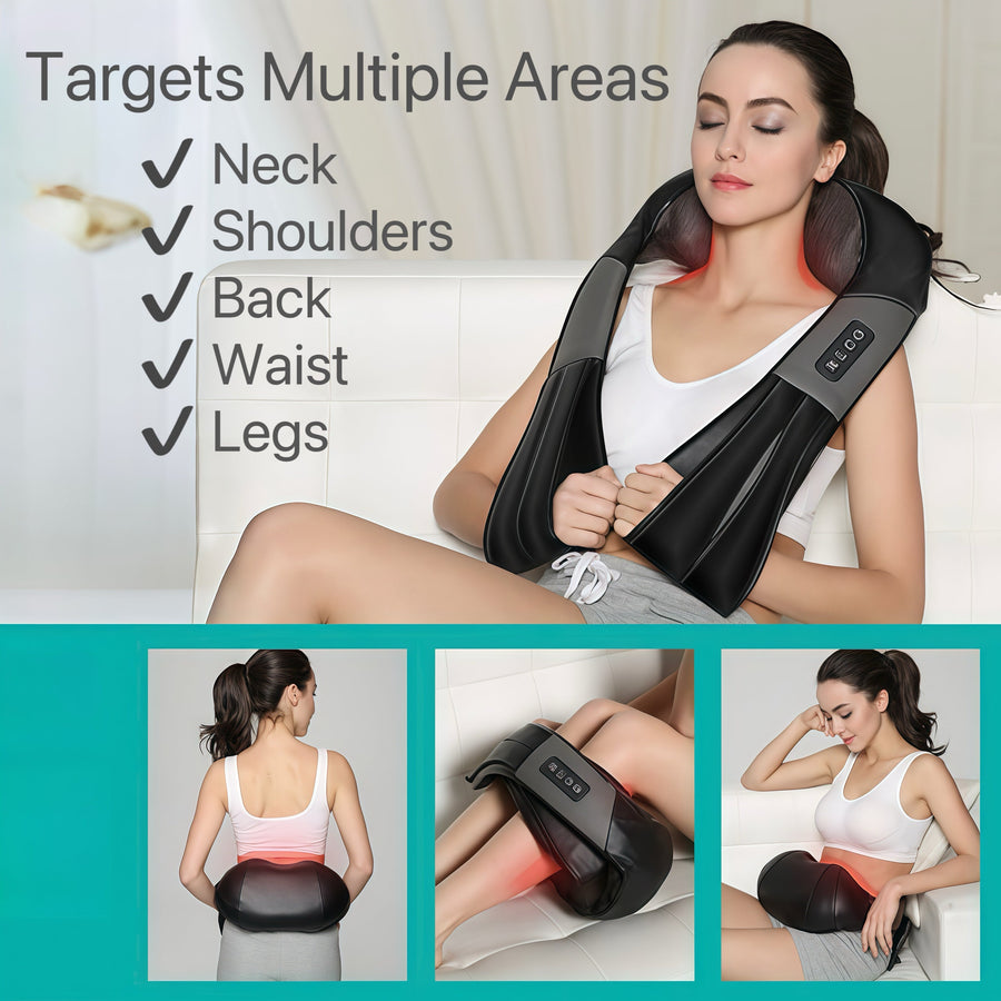 [GOLD] Heated Neck, Shoulder, and Back Massager