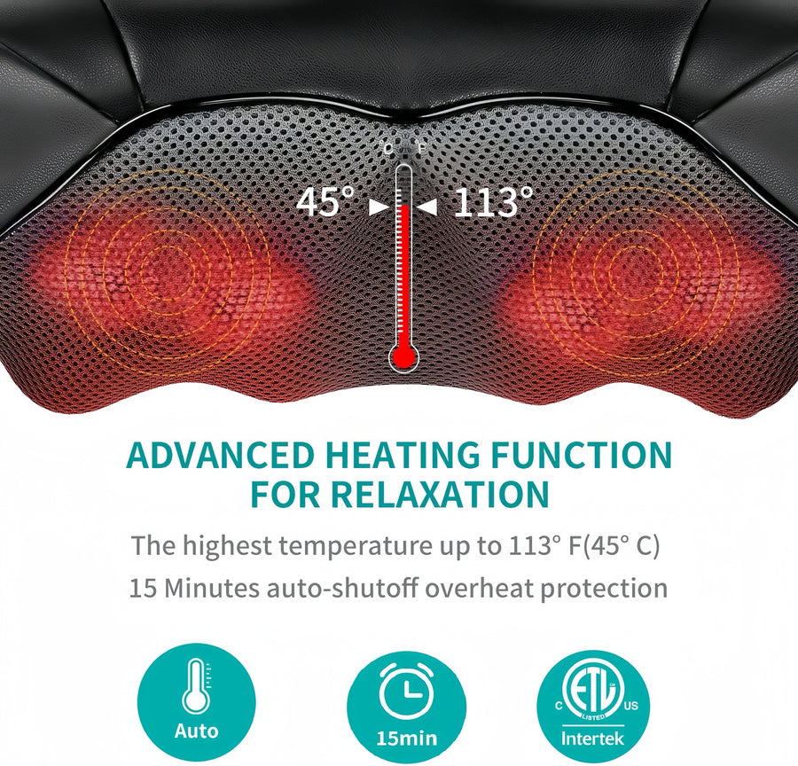 [GOLD] Heated Neck, Shoulder, and Back Massager
