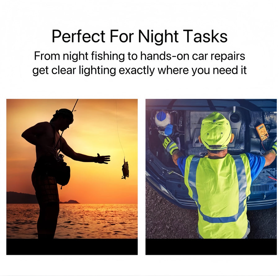 [GOLD] GlowGrip Pro – Waterproof Finger Flashlight Gloves