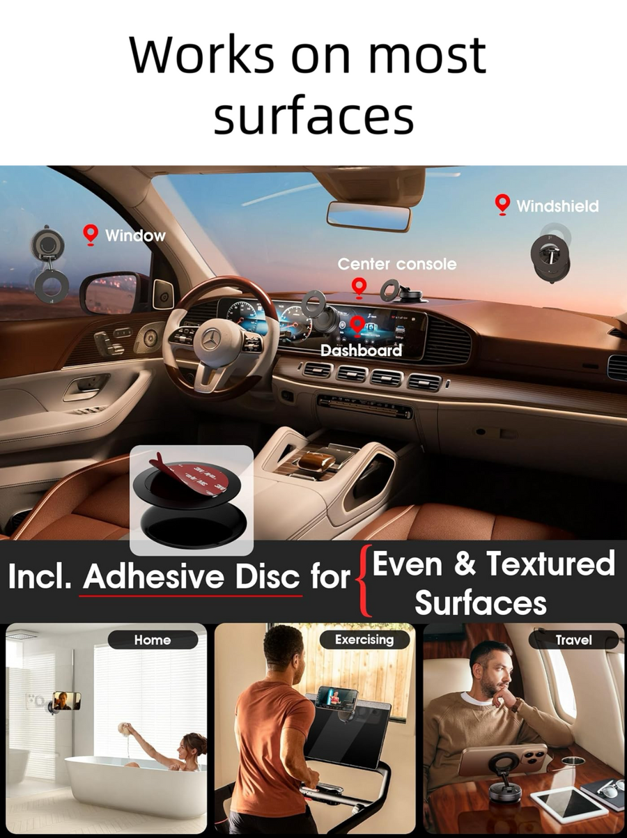 [GOLD] Snanlen 360° Magnetic Suction Phone Mount - The Ultimate Hands-Free Holder