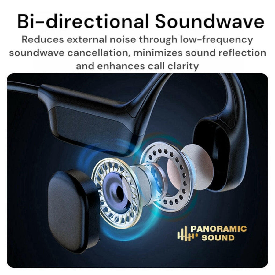 [GOLD] AquaVibe Swim-Proof Bone Conduction Headphones