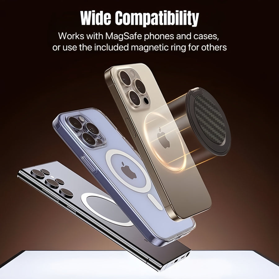 [GOLD] MagGrip 360 Stand – Snap-On Grip, Stand & Mirror in One