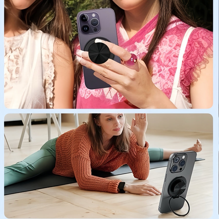 [GOLD] MagGrip 360 Stand – Snap-On Grip, Stand & Mirror in One