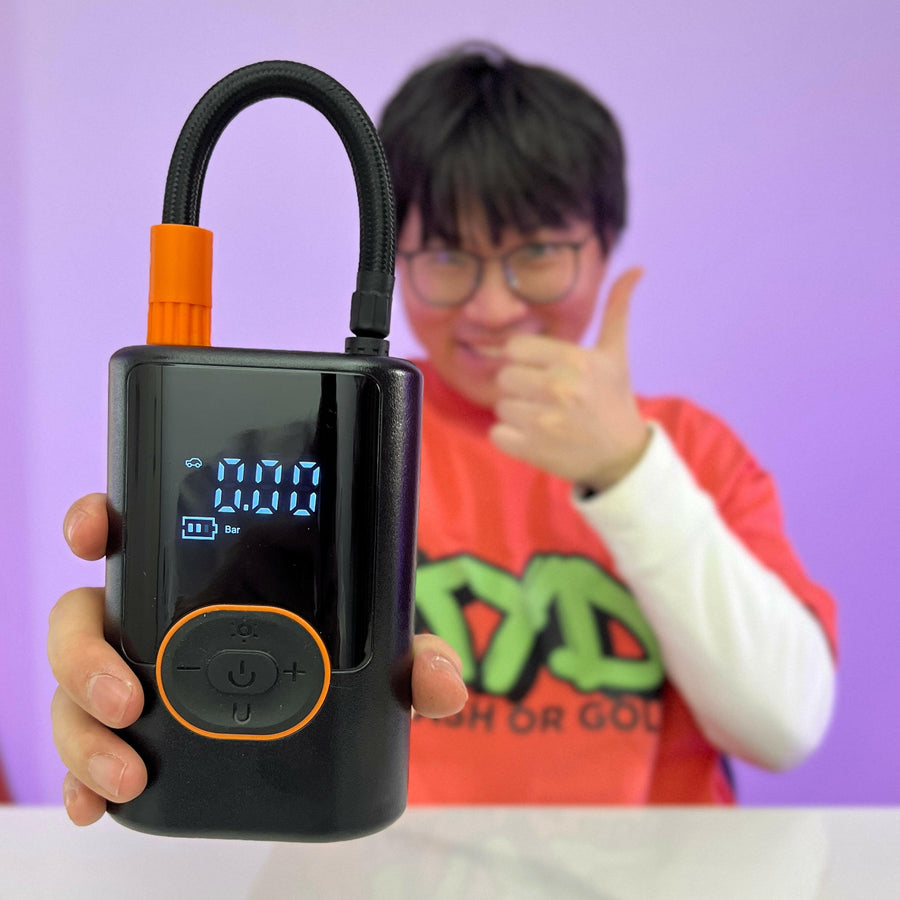 [GOLD] AirCore S1 – Smart Portable Tire Inflator | Wireless + Wired + Power Bank